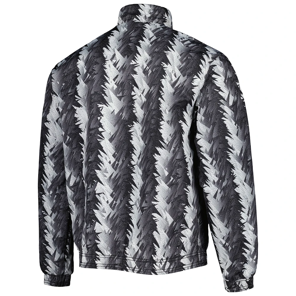 Men's adidas Black Juventus 2022/23 On-Field Team Logo Anthem Reversible Full-Zip Jacket