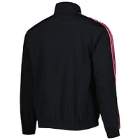 Men's adidas Black Juventus 2022/23 On-Field Team Logo Anthem Reversible Full-Zip Jacket