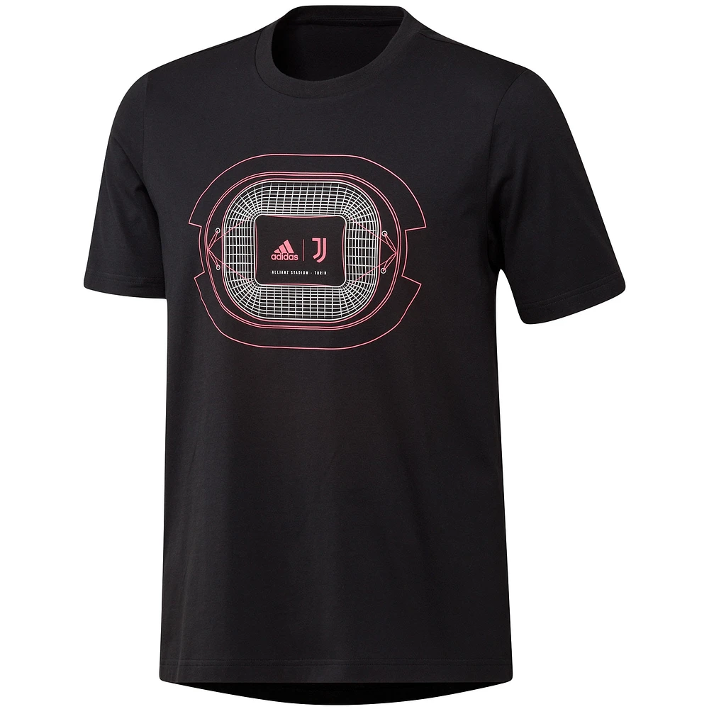 Men's adidas  Black Juventus Graphic T-Shirt