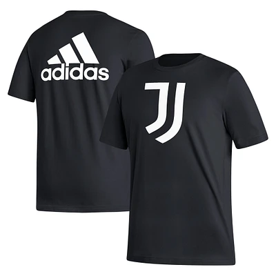 T-shirt adidas Juventus à trois bandes noir pour homme