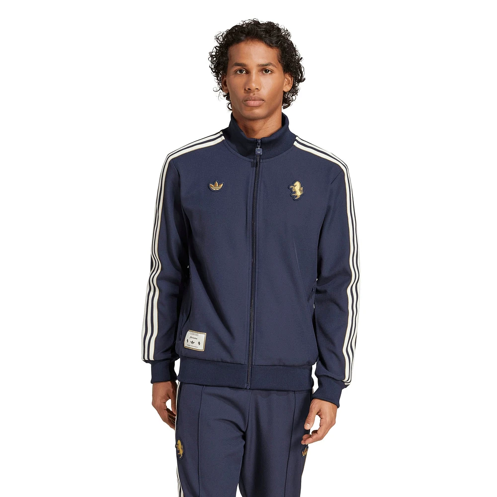 Men's adidas Originals Navy Juventus Terrace Icons Collection Full-Zip Track Jacket