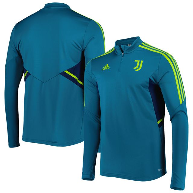 Haut d'entraînement adidas bleu sarcelle Juventus Team AEROREADY pour homme
