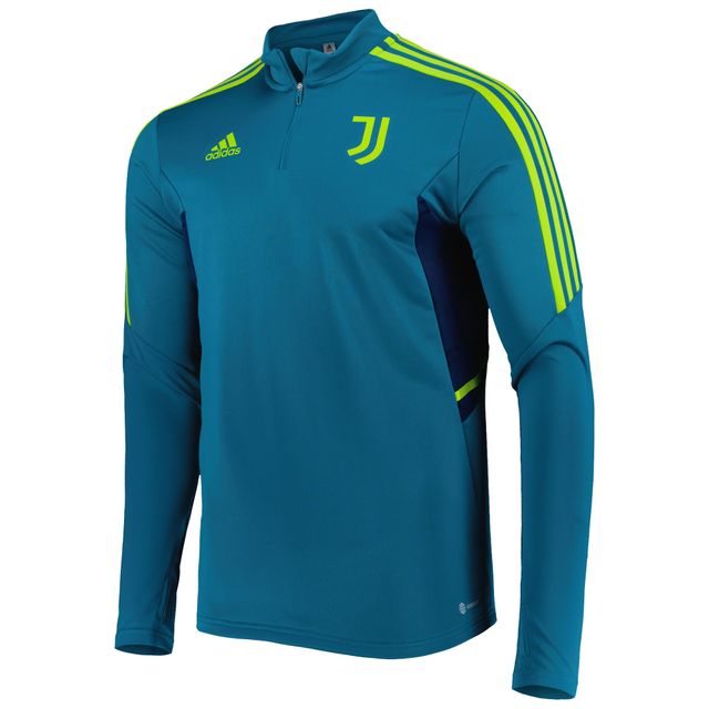 Haut d'entraînement adidas bleu sarcelle Juventus Team AEROREADY pour homme