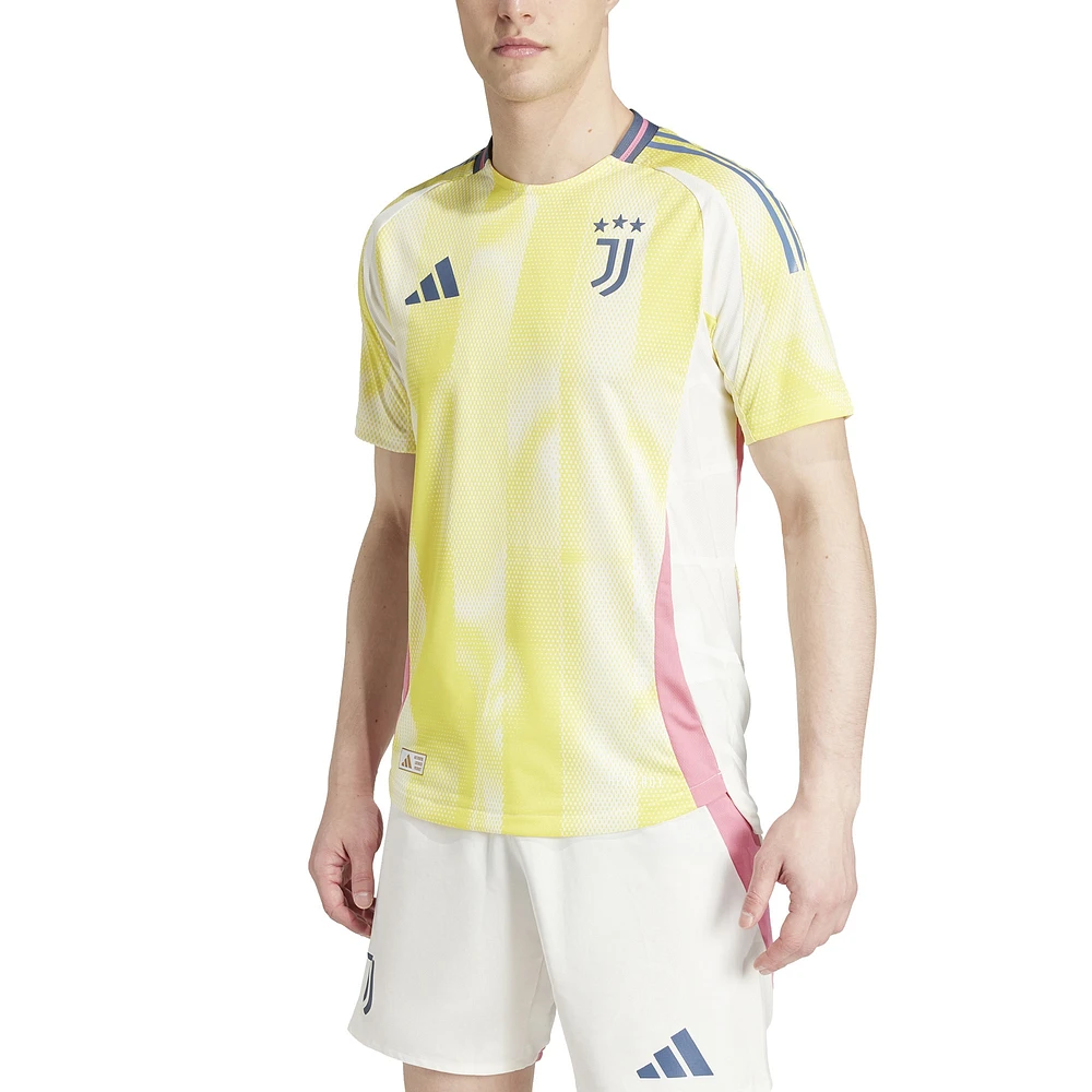 Men's adidas Yellow Juventus 2024/25 Away Authentic Jersey