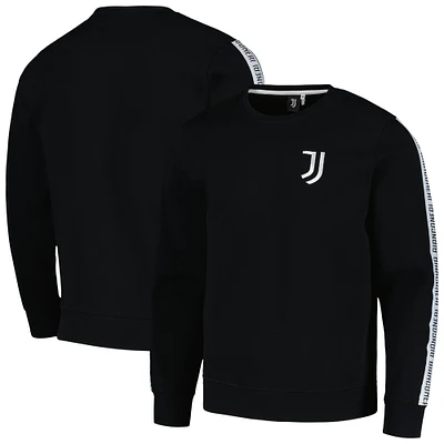 Sweat Homme Noir Juventus À Bandes