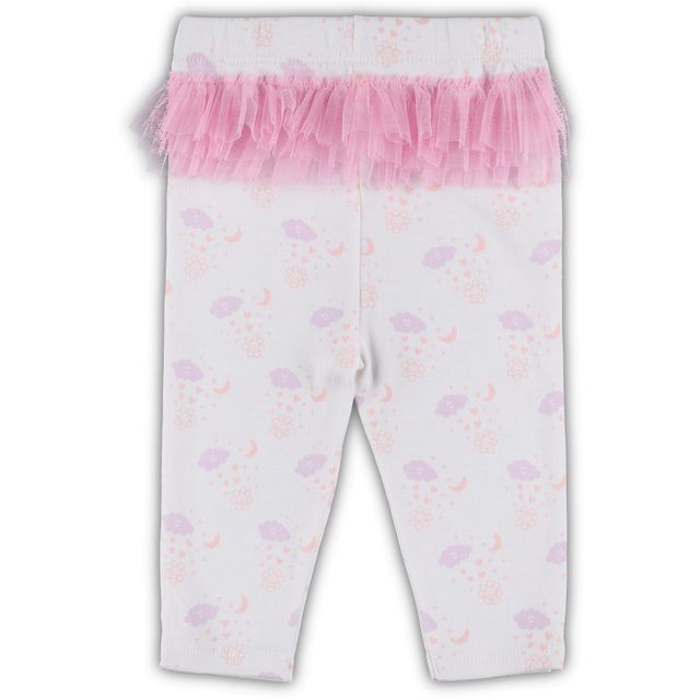 Ensemble de body et leggings Tutu pour nouveau-nés nourrissons blancs Kansas City Chiefs Spreading Love