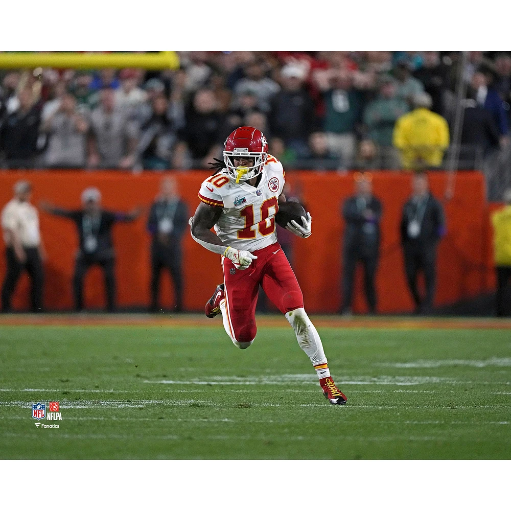 Isiah Pacheco Kansas City Chiefs Unsigned Super Bowl LVII Champions Running Down Field Photograph