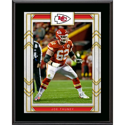 Plaque de joueur sublimée encadrée de 10,5" x 13" de Joe Thuney, Kansas City Chiefs