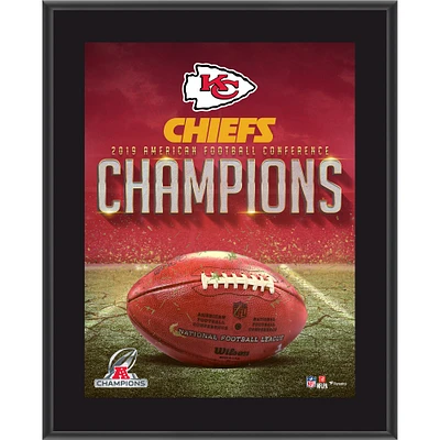 Kansas City Chiefs 10.5" x 13" AFC Champions Sublimated Plaque
