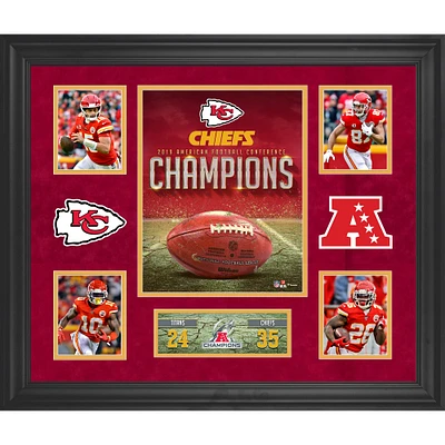 Kansas City Chiefs Framed 20" x 24" AFC Champions Collage