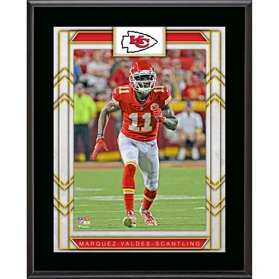 Plaque de joueur sublimée Marquez Valdes-Scantling Kansas City Chiefs 10,5" x 13"