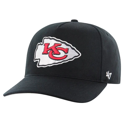 Casquette ajustable Hitch noire '47 pour homme des Kansas City Chiefs
