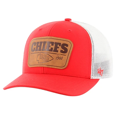 Casquette Thrash Trophy Flex rouge/blanc '47 des Chiefs de Kansas City pour homme