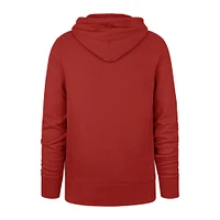 Men's '47 Red Kansas City Chiefs Packed House Headline Pullover Hoodie