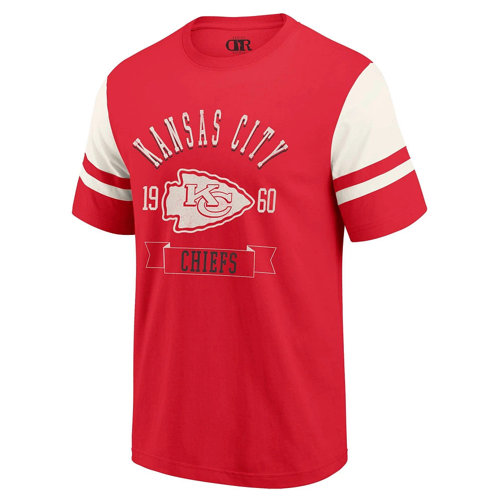 Men's Darius Rucker Collection by Fanatics  Red Kansas City Chiefs Football T-Shirt
