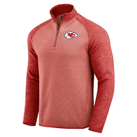 Men's Darius Rucker Collection by Fanatics Red Kansas City Chiefs Tonal Quarter-Zip Jacket