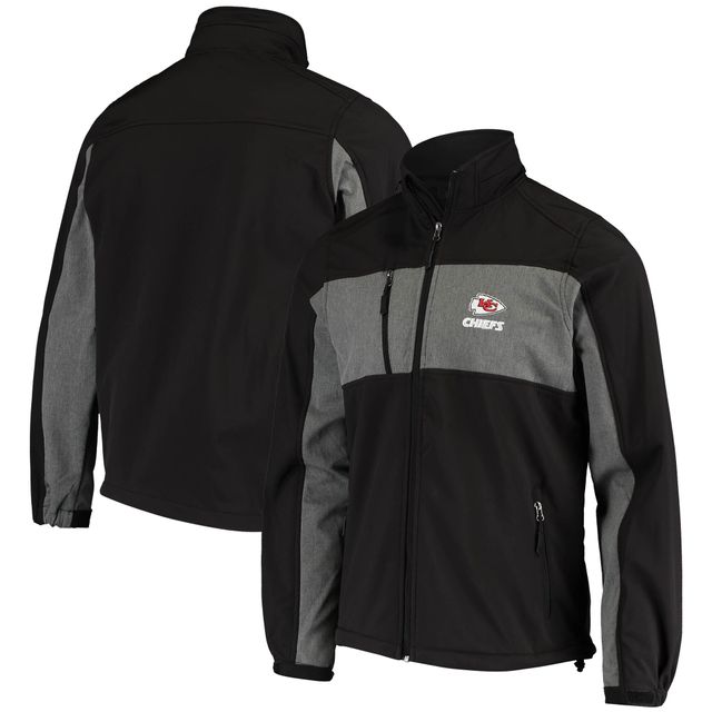 Veste Dunbrooke Black Kansas City Chiefs Circle Zephyr Softshell Full-Zip pour homme