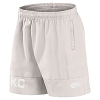 Men's Fanatics Cream Kansas City Chiefs Elements Shorts