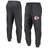 Men's Fanatics  Heather Charcoal Kansas City Chiefs Boost Fleece Joggers