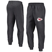 Men's Fanatics  Heather Charcoal Kansas City Chiefs Boost Fleece Joggers