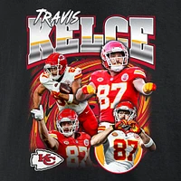 T-shirt graphique pour homme Fanatics Travis Kelce Black Kansas City Chiefs Notorious Player