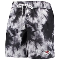 Men's G-III Sports by Carl Banks Black Kansas City Chiefs Splash Volley Swim Shorts