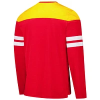 Men's G-III Sports by Carl Banks Red/Gold Kansas City Chiefs Adaptive Hail Mary Long Sleeve T-Shirt