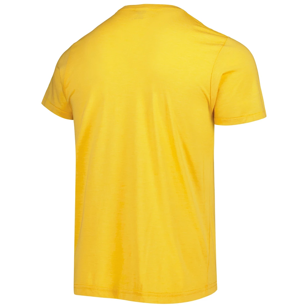 Men's Homage Gold Kansas City Chiefs Victory Monday Tri-Blend T-Shirt