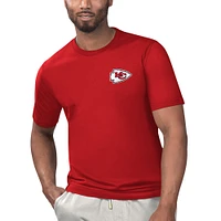 Men's Margaritaville Red Kansas City Chiefs License to Chill T-Shirt