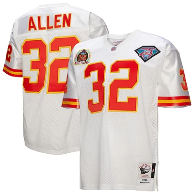 Maillot de joueur retraité authentique rétro 1994 des Kansas City Chiefs Mitchell & Ness Marcus Allen pour homme