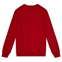 Men's Mitchell & Ness Red Kansas City Chiefs Basic Fleece Pullover Sweatshirt
