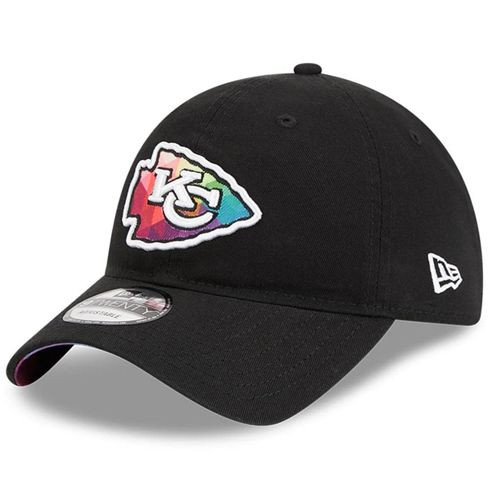 Men's New Era  Black Kansas City Chiefs 2023 NFL Crucial Catch 9TWENTY Adjustable Hat