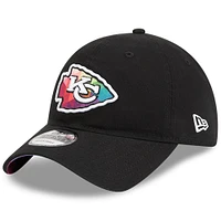 Men's New Era  Black Kansas City Chiefs 2023 NFL Crucial Catch 9TWENTY Adjustable Hat