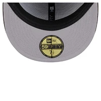 Men's New Era  Brown Kansas City Chiefs Choco Cord 59FIFTY Fitted Hat