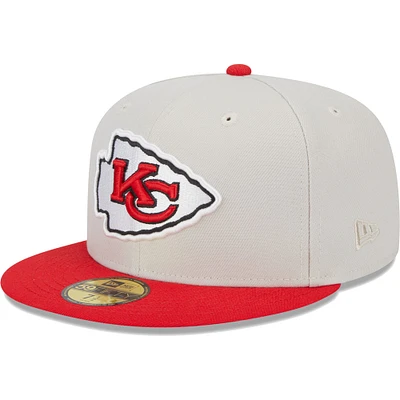 Casquette ajustée 59FIFTY avec écusson des Chiefs du Super Bowl Kansas City New Era pour homme