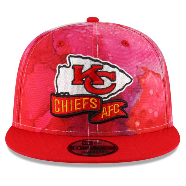 Casquette New Era pour homme Kansas City Chiefs 2022 Sideline - 9FIFTY Ink Dye Snapback