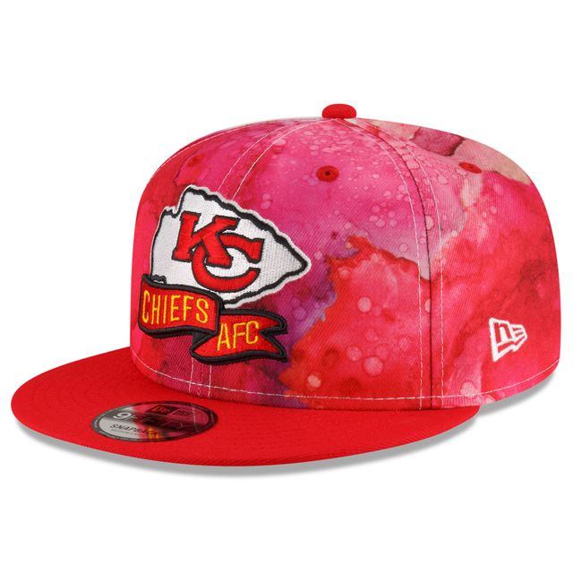 Casquette New Era pour homme Kansas City Chiefs 2022 Sideline - 9FIFTY Ink Dye Snapback