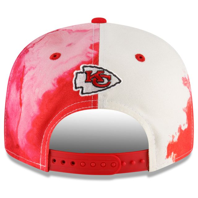 Casquette New Era pour homme Kansas City Chiefs 2022 Sideline - 9FIFTY Ink Dye Snapback