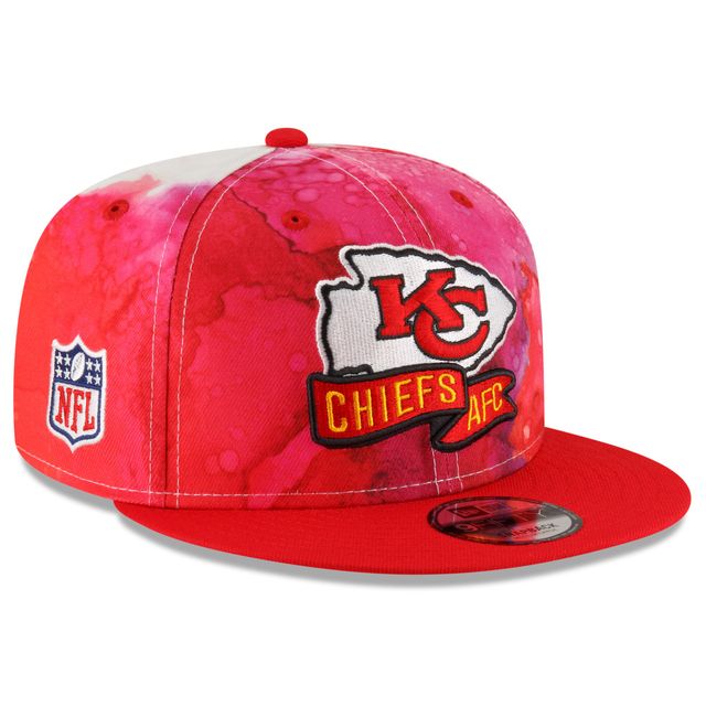 Casquette New Era pour homme Kansas City Chiefs 2022 Sideline - 9FIFTY Ink Dye Snapback