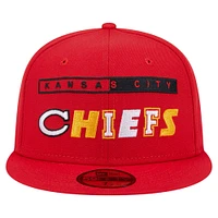 Men's New Era Red Kansas City Chiefs Ransom 59FIFTY Fitted Hat