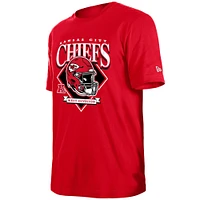 Men's New Era Red Kansas City Chiefs Team Logo T-Shirt