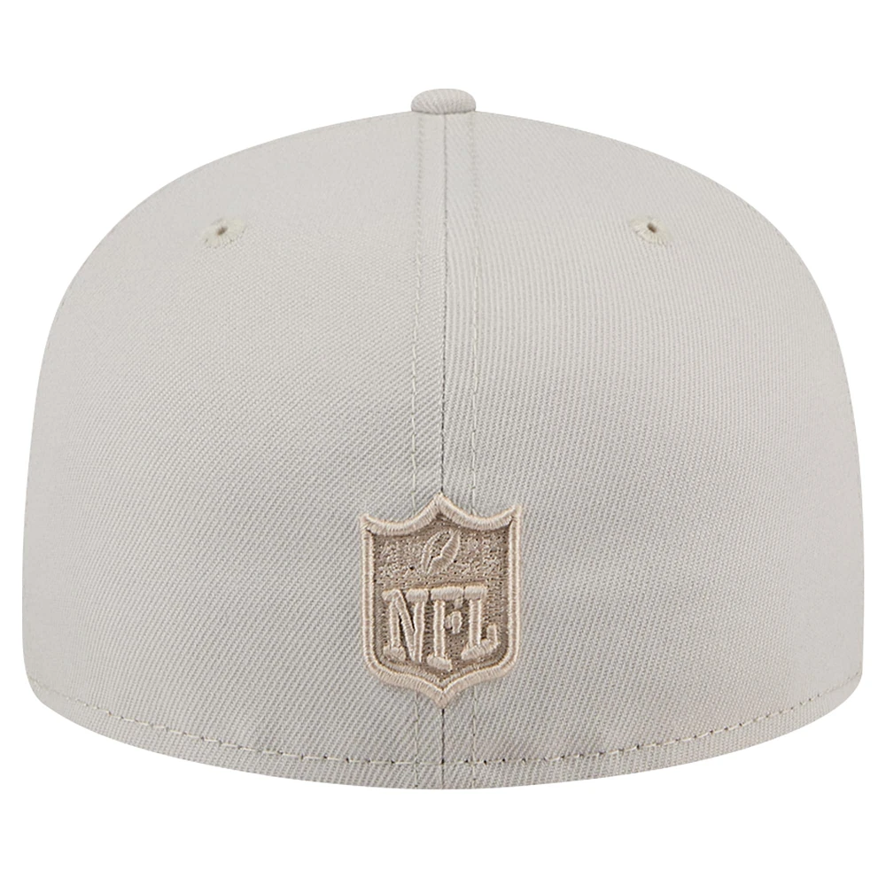 Men's New Era Stone Kansas City Chiefs Color Pack 59FIFTY Fitted Hat
