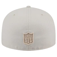 Men's New Era Stone Kansas City Chiefs Color Pack 59FIFTY Fitted Hat
