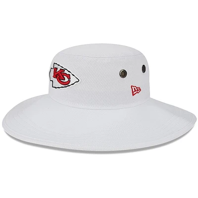 Casquette Bob New Era Kansas City Chiefs 2023 NFL Training Camp Panama pour homme, blanc