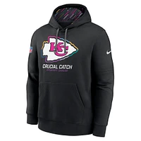 Men's Nike Black Kansas City Chiefs 2024 NFL Crucial Catch Club Pullover Hoodie