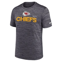 Men's Nike Black Kansas City Chiefs Blitz Velocity Modern Performance T-Shirt