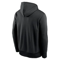 Men's Nike Black Kansas City Chiefs Team Performance Pullover Hoodie