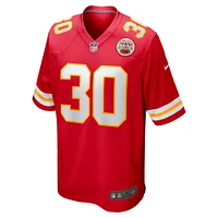 Men's Nike Chris Roland-Wallace  Red Kansas City Chiefs Game Jersey