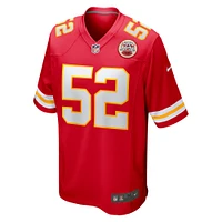 Maillot de match Nike Creed Humphrey des Chiefs Kansas City pour homme, rouge