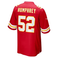 Maillot de match Nike Creed Humphrey des Chiefs Kansas City pour homme, rouge